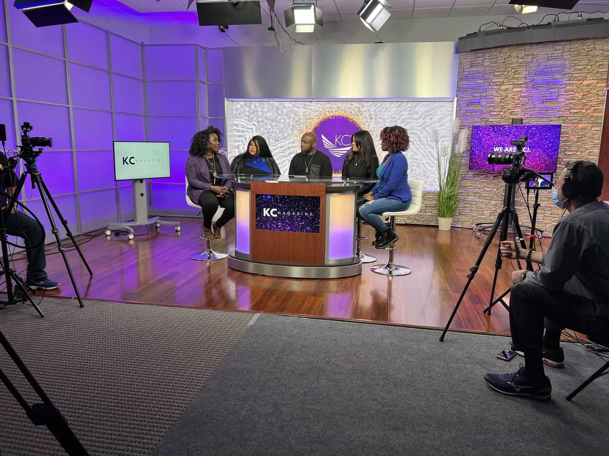 Multi-camera live event panel production in the Laser Stream Video studio